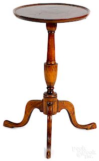 New England Federal maple candlestand