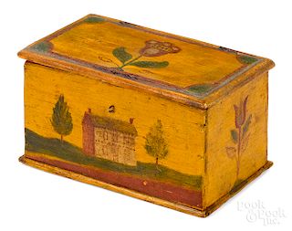 Lancaster, Pennsylvania painted pine Weber box