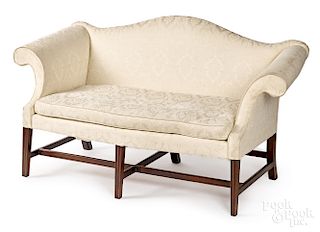 New England Chippendale mahogany sofa