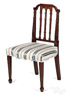 New York Federal mahogany dining chair