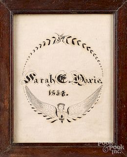 Pennsylvania ink on paper reward of merit