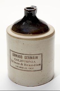 Edward Germain, California Wines and Brandies Los Angeles California. 