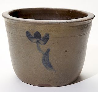 Charles Decker Cobalt Glaze Pot. 