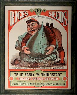 Rice's Seeds Advertising Sign
