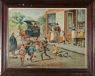 Fleischmann's Advertising  "Horse and Buggy"Sign