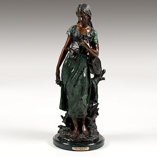 After Hippolyte Moreau (French, 1832-1927) Bronze