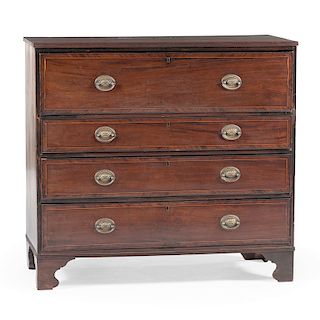 English Chippendale Butler's Chest