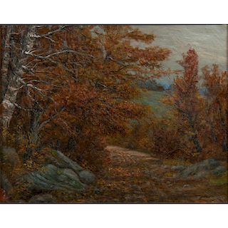 Attributed to John Joseph Enneking (American, 1841-1916) Oil on Canvas