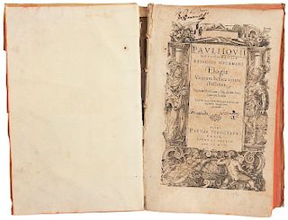 Iovii, Pavli. Elogia Virorum Bellica Virtue Illuftrium. Septem libris iam olim ab Authore comprehenfa / Elogia Virorvm... 1596/ 1577.