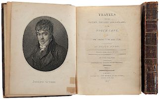 Acerbi, Joseph. Travels Through Sweden, Finland, and Lapland, to the North Cape, in the Years 1798 and 1799. London, 1802. Pieces: 2.