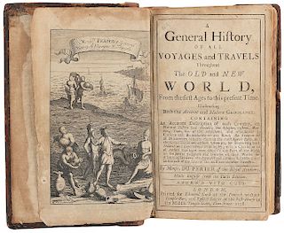 Du Perier. A General History of all Voyages and Travels Throughout the old and New World... London, 1708. 6 plates.