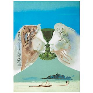SALVADOR DALÍ, The chalice of love, 1976.