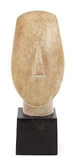 An Alva Studios Museum Plaster Bust Replica Height 10 3/4 inches.