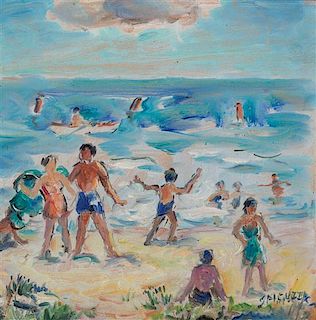 Francesco J. Spicuzza, (American, 1883-1962), Cedar Lake, Wisconsin and Bradford Beach, 1936 (two works)