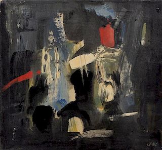 John Von Wicht, (American, 1888-1970), Cave, 1960
