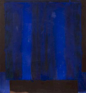 Sven Lukin, (Slovenian/American, b. 1934), Blue Declension, 1960