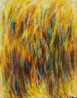 Leonard Nelson, (American, 1912-1993), Yellow Fields, 1965