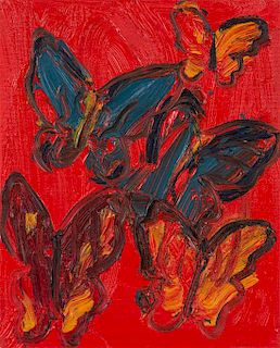 Hunt Slonem, (American, b. 1951), Butterflies, 1999