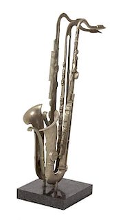 Armand Pierre Arman, (American/French, 1928-2005), Saxophone, 1984