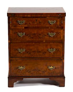 An English Bachelor's Chest Height 31 x width 23 x depth 13 1/2 inches.