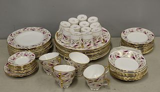 Royal Crown Derby Partial Porcelain Service.