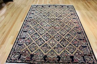 Vintage and Finely Hand Woven Carpet.