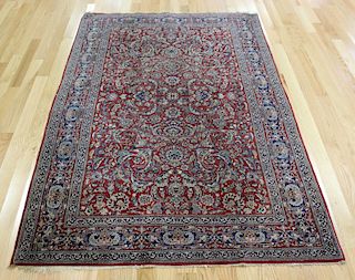Antique and Finely Hand Woven Tabriz? Carpet.