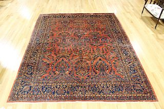 Antique and Finely Hand Woven Roomsize Sarouk