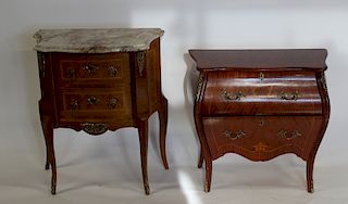 Lot of 2 Inlaid Comodes.