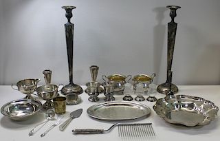 STERLING. Miscellaneous Grouping of Silver.