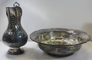 SILVER-PLATE. Group of Silver-plate Hollow Ware.