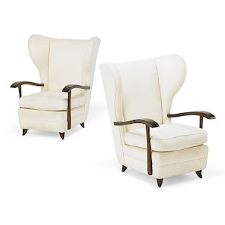 PAOLO BUFFA (Attr.) Pair of lounge chairs