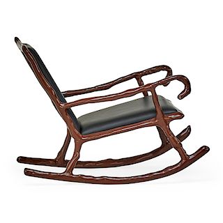 MAARTEN BAAS Clay rocking chair