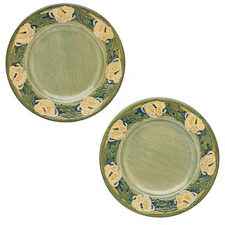 A.F. SIMPSON: NEWCOMB COLLEGE Pair of plates