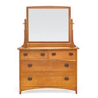 L. & J.G. STICKLEY Dresser with mirror