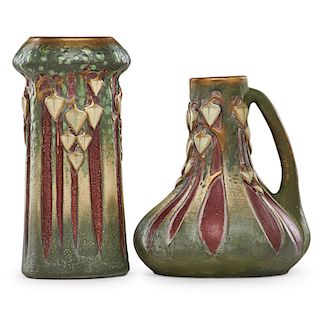 PAUL DACHSEL Amphora vase and ewer