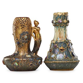 RIESSNER, STELLMACHER & KESSEL Two vases