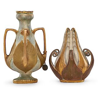 RSTK Two small Amphora vases