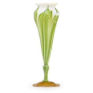 TIFFANY STUDIOS Favrile floriform vase