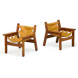 SERGIO RODRIGUEZ Pair of Kilin lounge chairs
