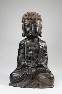 Ming Dynasty Rare Carved Stone Buddha