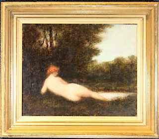 "Nude Nymph" Jean Jaques Henner (1829 - 1905)