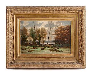 Alexandre Sege, (French, 1818-1885), Forest Landscape