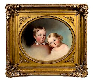 Jane Cooper Sully, (American, 1807-1877), Two Children of Louis Godev