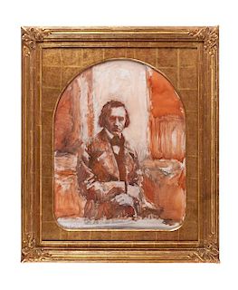 Artist Unknown, (20th Century), Study for a Portrait of a Man