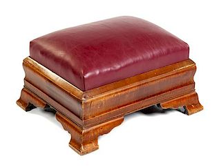 A Victorian Ottoman Height 12 x width 23 1/4 inches.