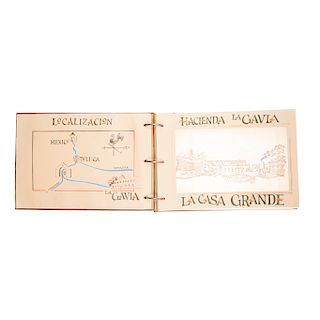 DirecciÌ_n de Turismo. Hacienda La Gavia. MÌ©xico:  1978. 25 lÌÁminas (mapas y planos. En carpeta.