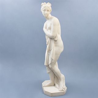 Antonio Canova. "Venus Italica". Elaborada en resina y polvo de alabastro. ReproducciÌ_n del mÌÁrmol original del MET de Nueva York.