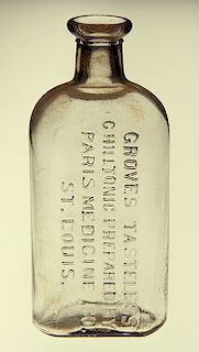 Grove's Tonic Bottle