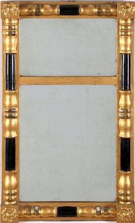 An American Federal Style Gilt Hardwood Mirror, 19th Century.